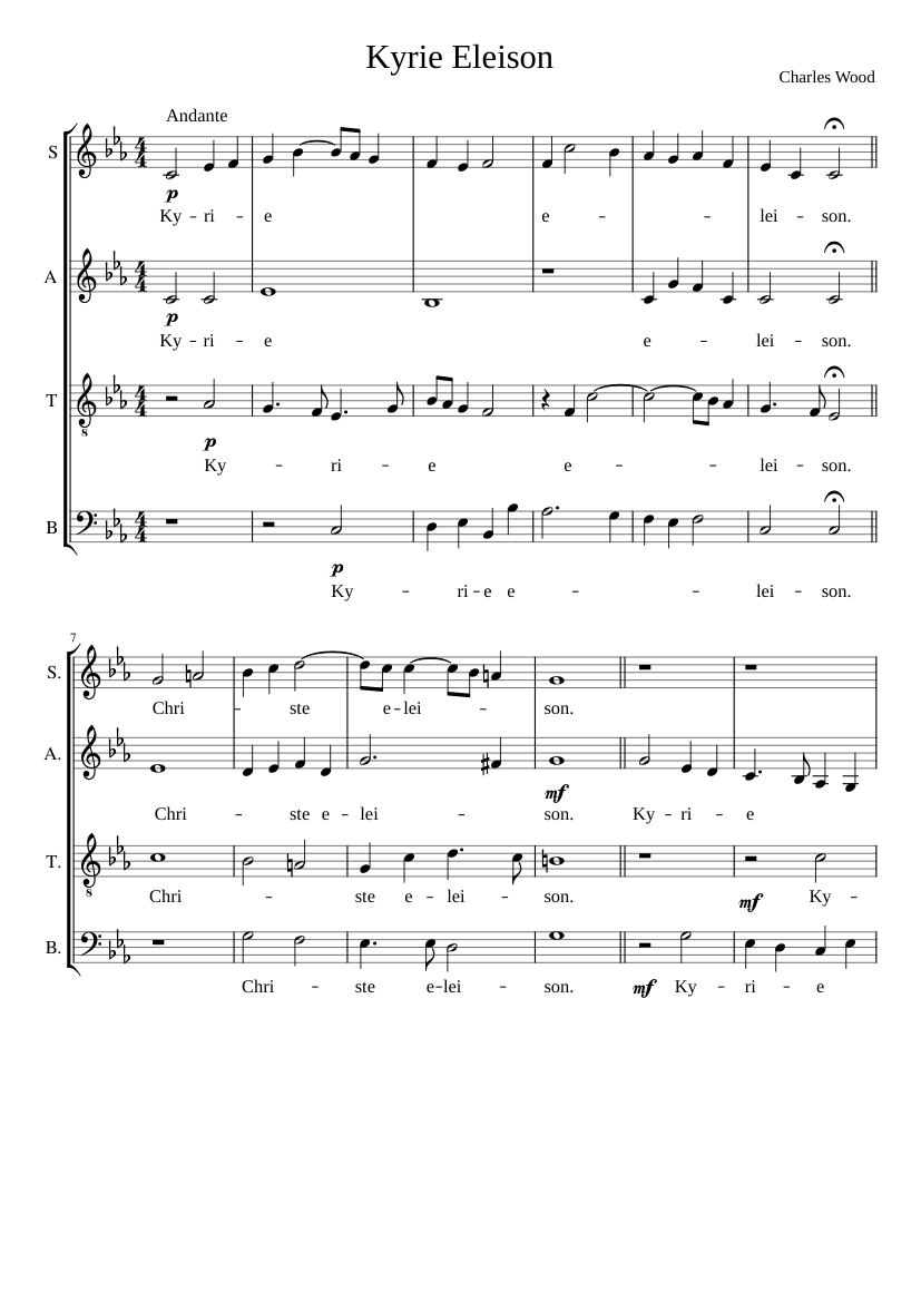 Communion Service in C minor