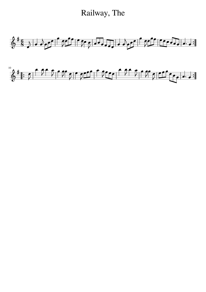 The Railway Sheet music for Piano (Solo) Easy | Musescore.com
