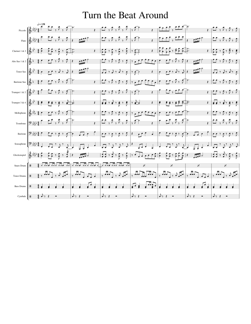 Traitor's Requiem (JoJo's Bizarre Adventure: Golden Wind OP 2) - Marching  Band Sheet music for Trombone, Tuba, Flute piccolo, Clarinet in b-flat &  more instruments (Marching Band)