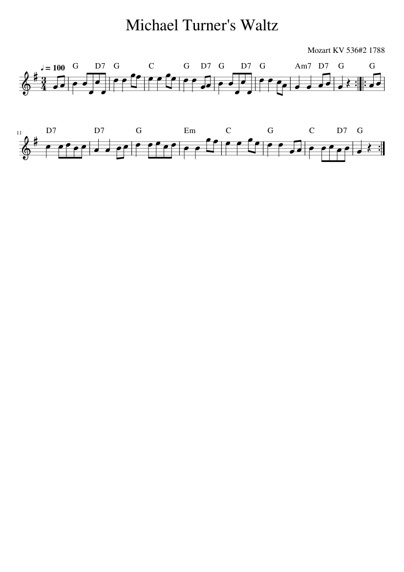 Michael Turner's Waltz