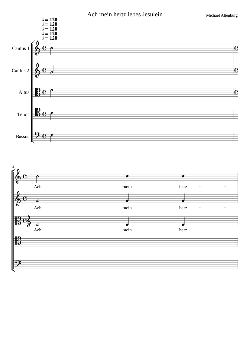 Ach mein hertzliebes Jesulein