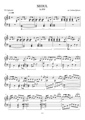 Bts Make It Right Piano Arrangement Splendid Sheet Music For Piano Solo Musescore Com - roblox piano sheet heaten