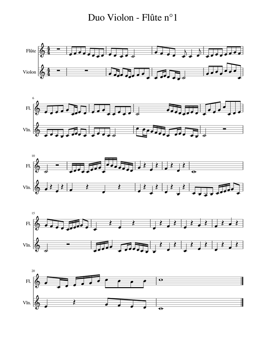 Duo Violon Fl te Sheet Music For Flute Violin Download Free In PDF duo-violon-fl-te-sheet-music-for-flute-violin-download-free-in-pdf