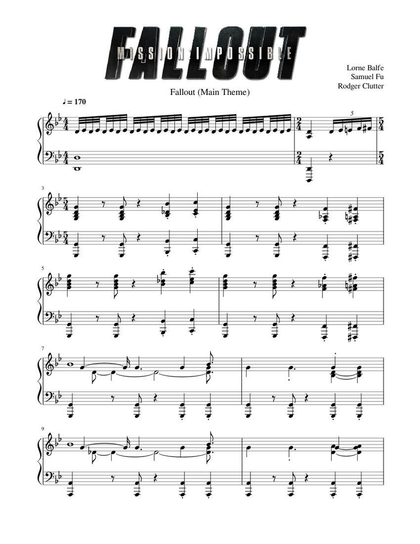 Fallout (Main Theme) - Mission Impossible: Fallout - Lorne Balfe ...