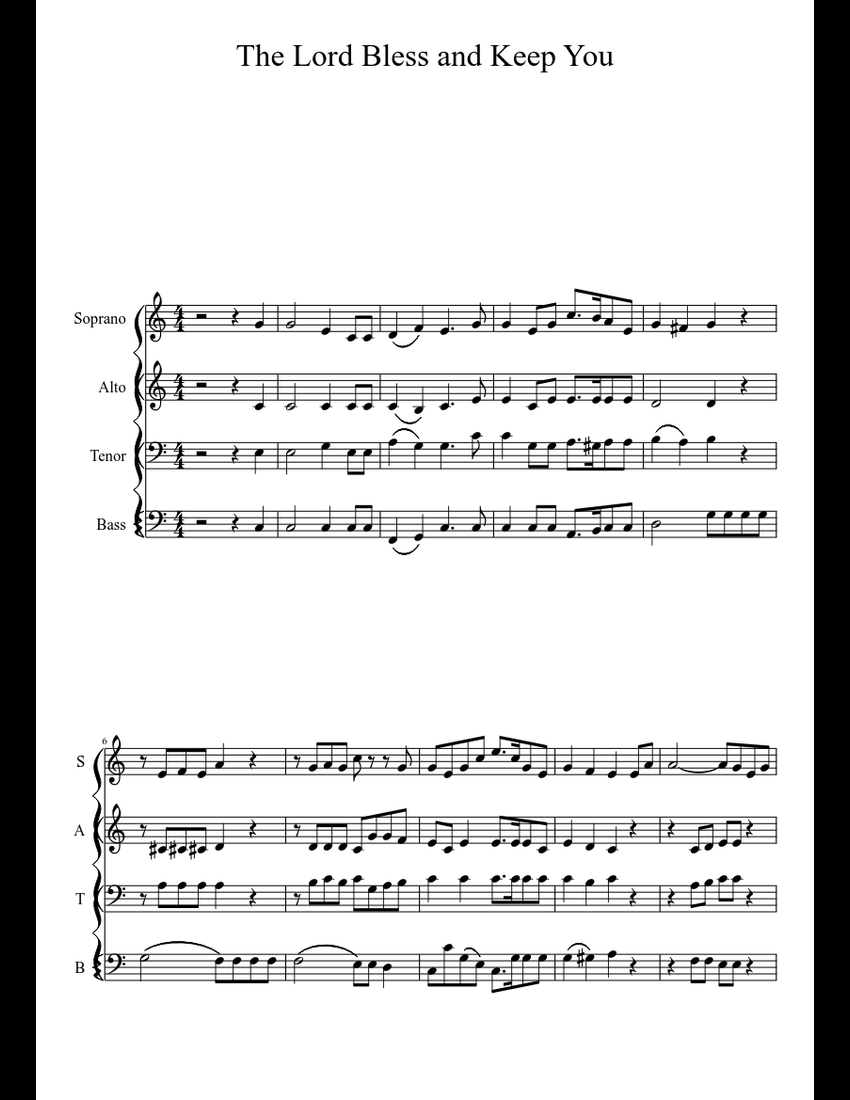 Choir Sheet Music Download Free In Pdf Or Midi 8479