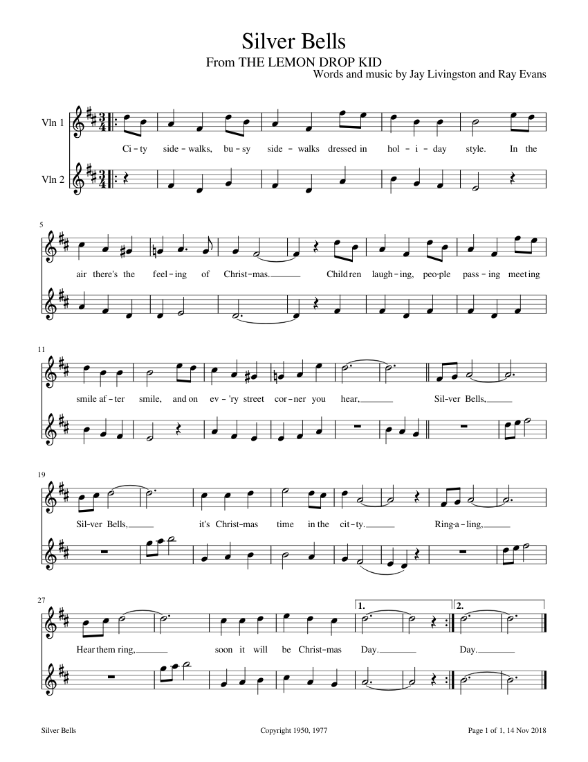 silver-bells-sheet-music-for-violin-download-free-in-pdf-or-midi