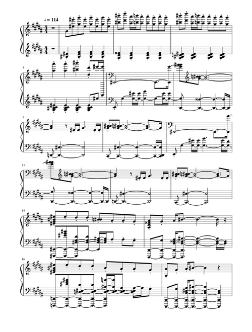 Music Sheet Patrick Watson Je Te Laisserai Des Mots Piano