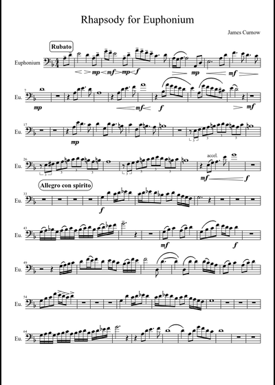 james curnow sheet music free download in PDF or MIDI on MuseScore.com