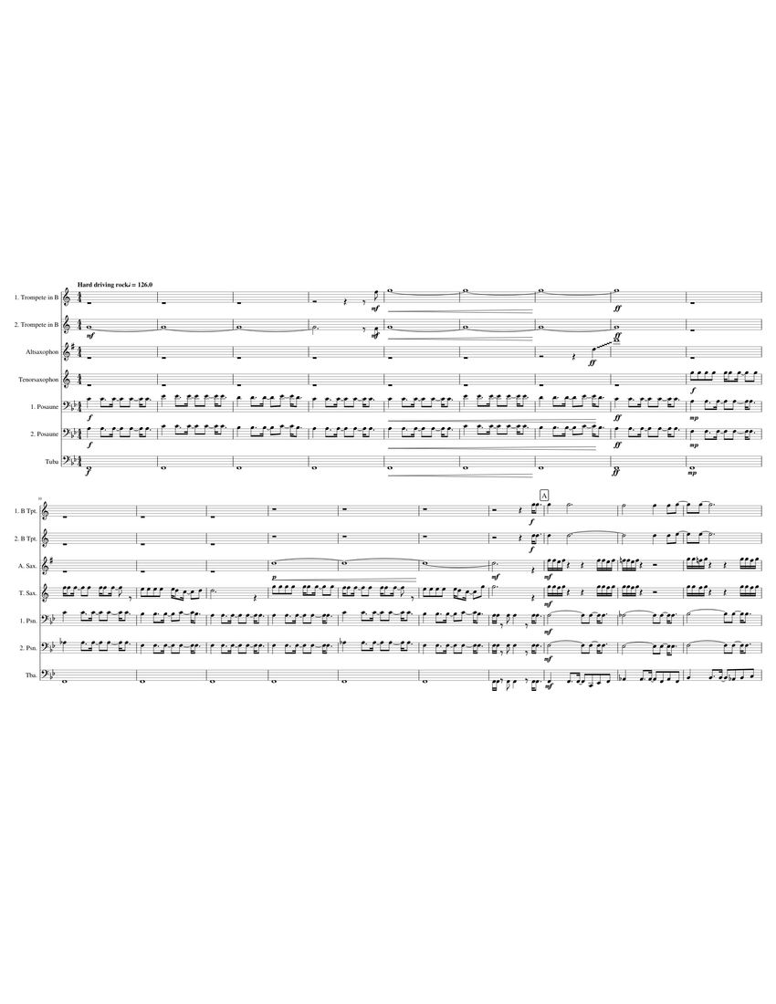 Let Me Entertain You for Brass Ensemble sheet music for Trumpet, Alto