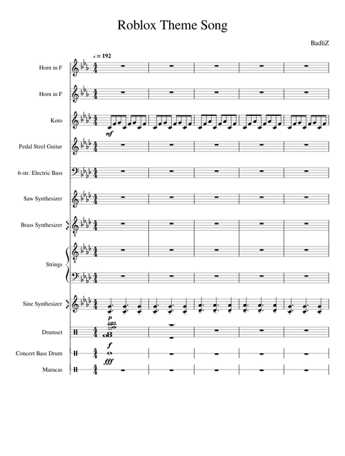 Sheet Music For Guitar With 12 Instruments Musescore Com