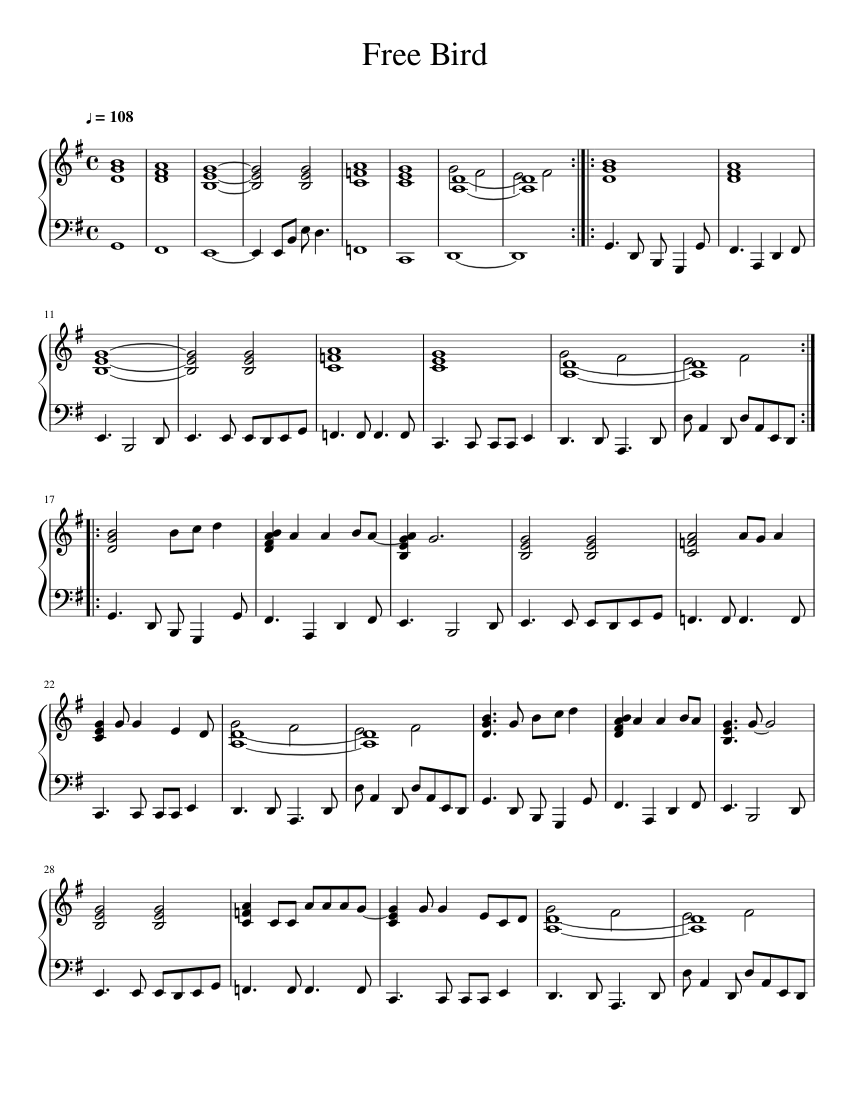 free-bird-sheet-music-for-piano-download-free-in-pdf-or-midi