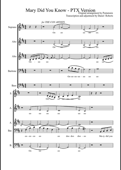 Pentatonix sheet music free download in PDF or MIDI on Musescore.com
