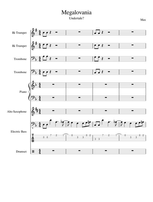 Sheet Music With 8 Instruments Musescore Com