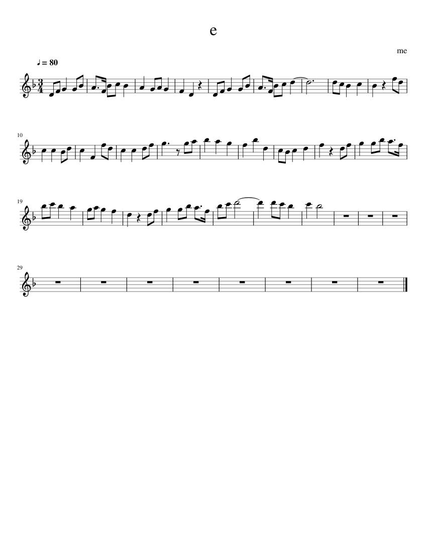 Jupiter Sheet music for French Horn Download free in PDF or MIDI