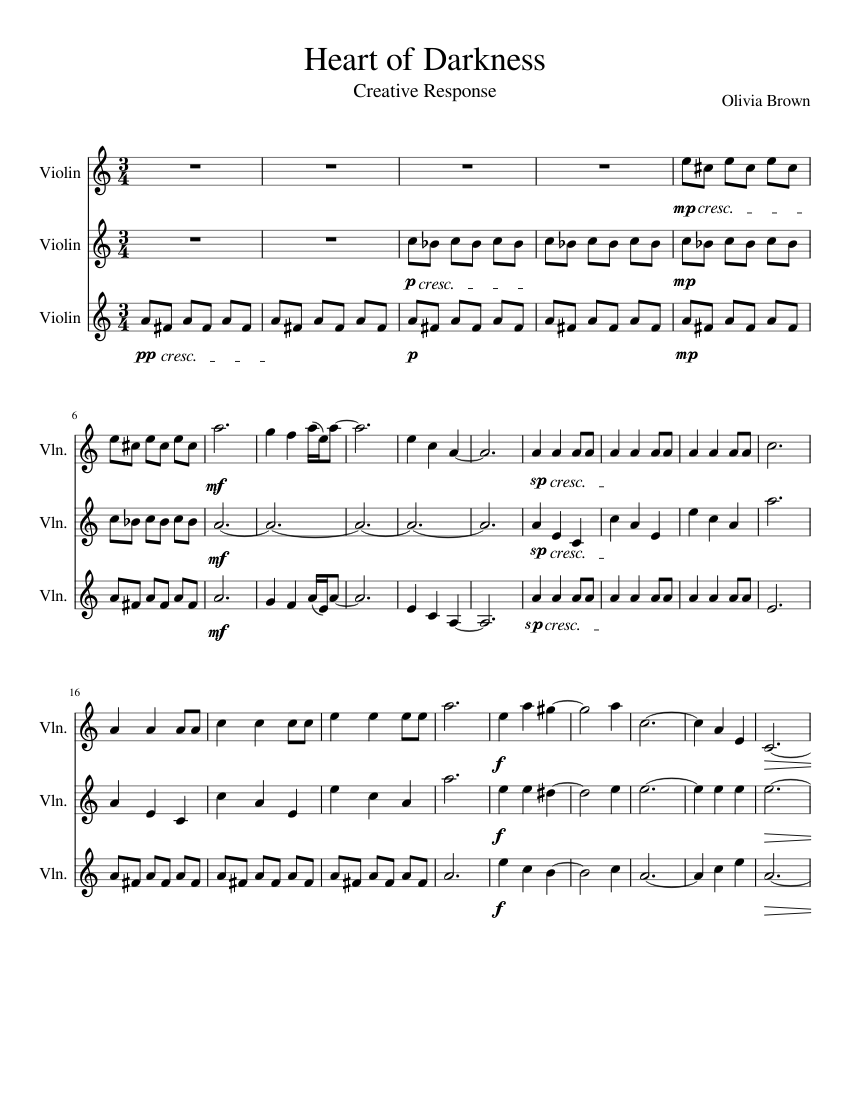 Heart of darkness creative writing picture