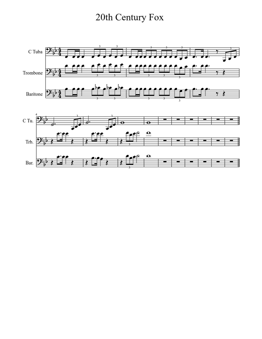 20th Century Fox Sheet music Download free in PDF or