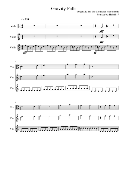 Sheet Music For Viola With 3 Instruments Musescore Com