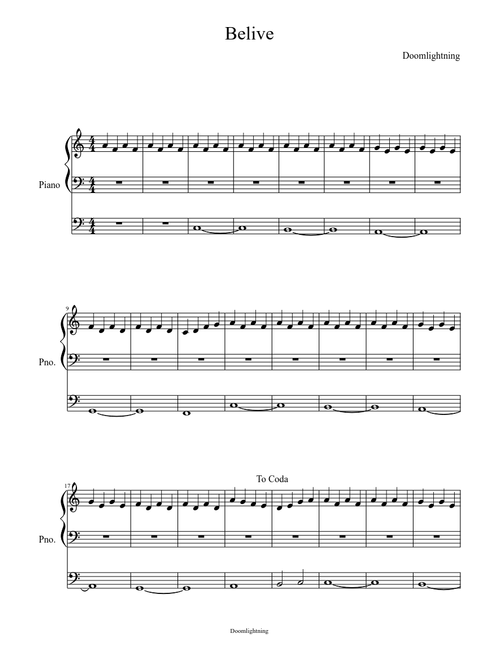 Sheet Music With 2 Instruments Musescore Com
