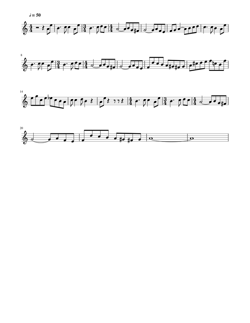 Elfen Lied Opening Theme Lilium Bb) Sheet music for