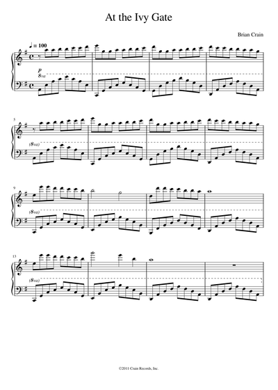Brian Crain Sheet music free download in PDF or MIDI on Musescore.com