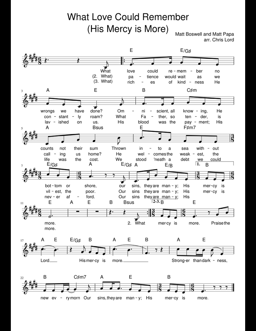 greater mercyme sheet music pdf download link