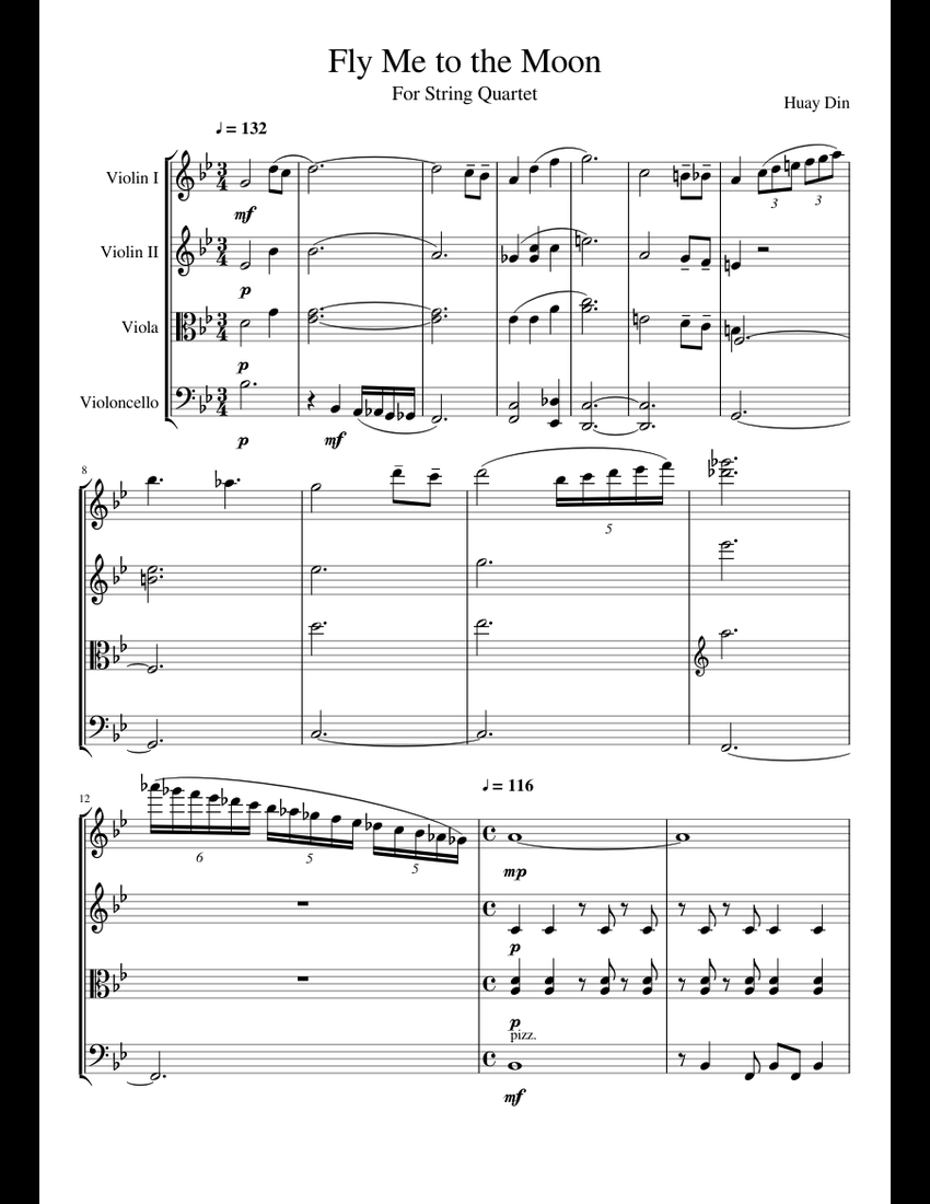 Fly Me to the Moon (Arr.