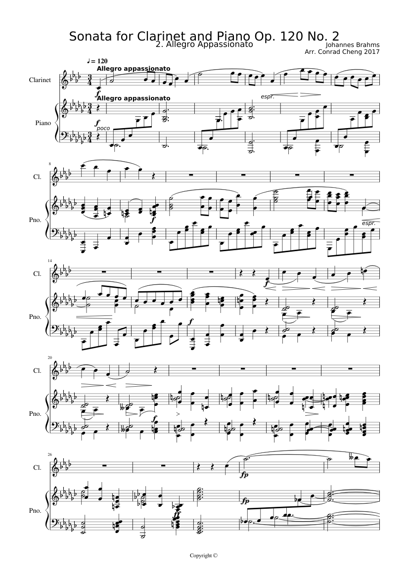 Sonates Opus 120 Nos 1 et 2 Alto //Piano -