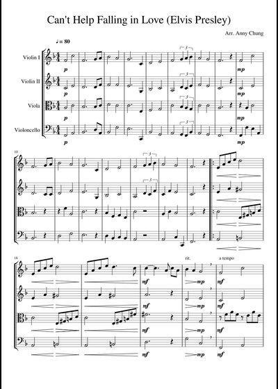 Elvis Presley sheet music free download in PDF or MIDI on Musescore.com