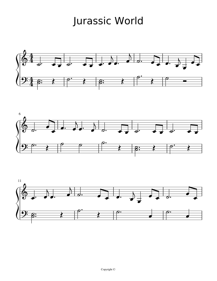 jurassic-world-easy-piano-sheet-music-for-piano-solo-musescore