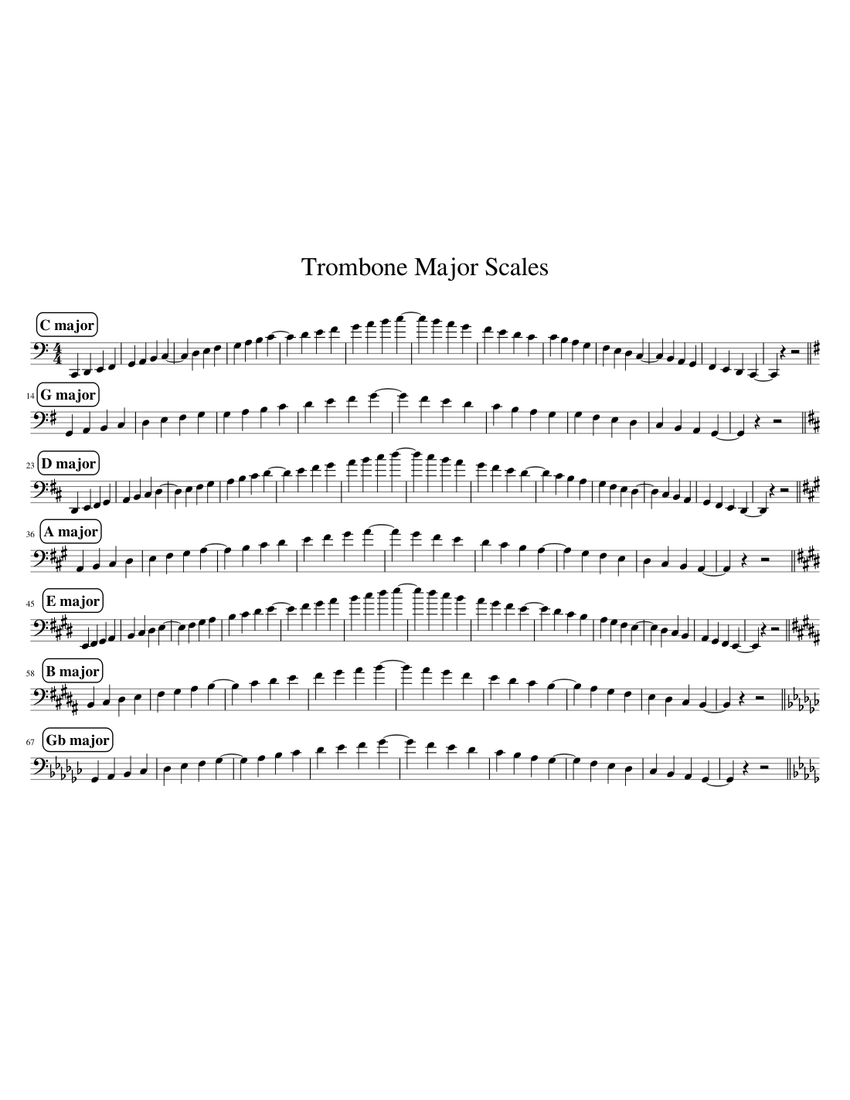 trombone-major-scales-sheet-music-download-free-in-pdf-or-midi-musescore