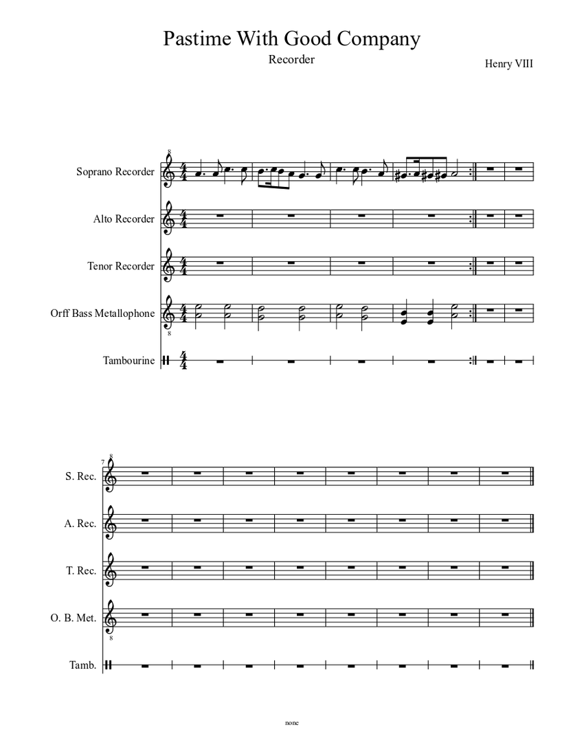 pastime-with-good-company-sheet-music-download-free-in-pdf-or-midi