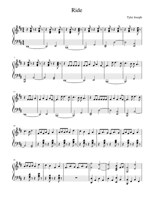 Heathens Roblox Piano Sheet Easy
