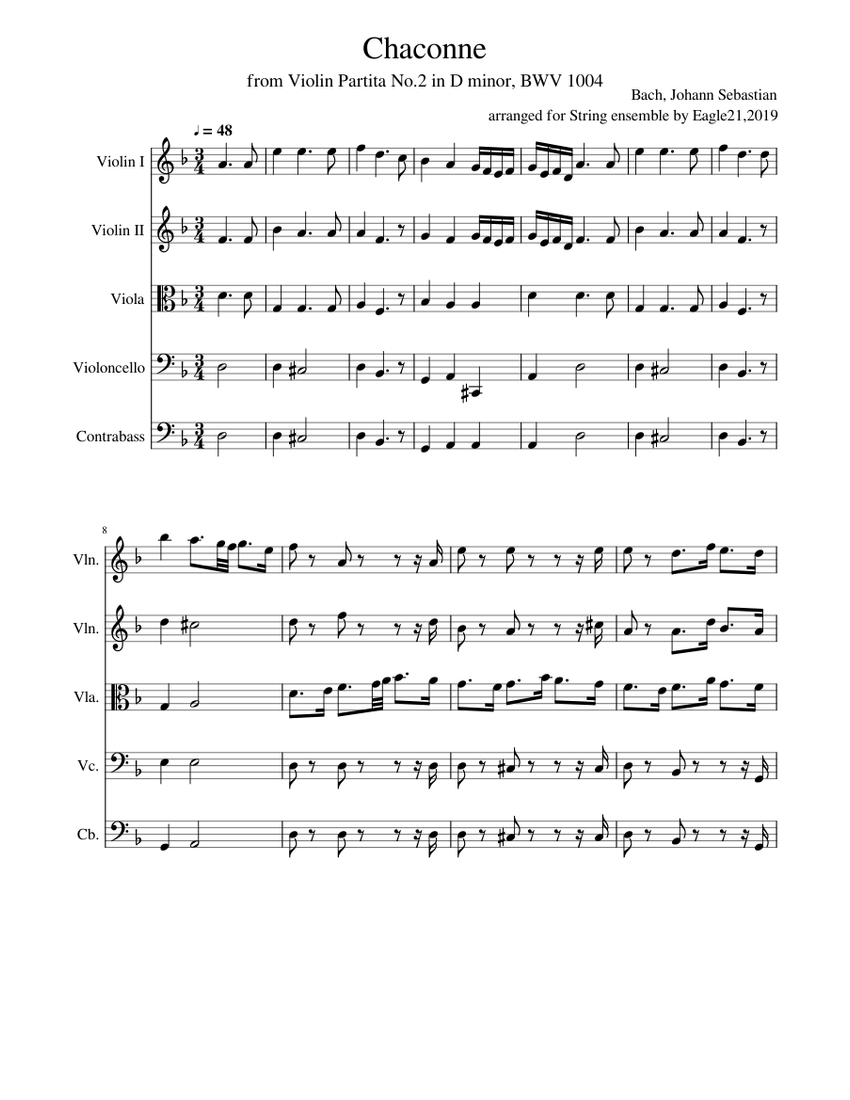 Bach Chaconne Violin | Bach’s Chaconne for Solo Violin I Performed by ...