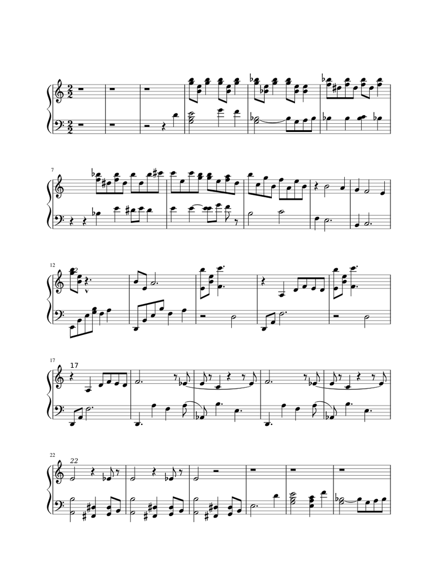 Cute. Creepy Sheet music for Piano | Download free in PDF or MIDI