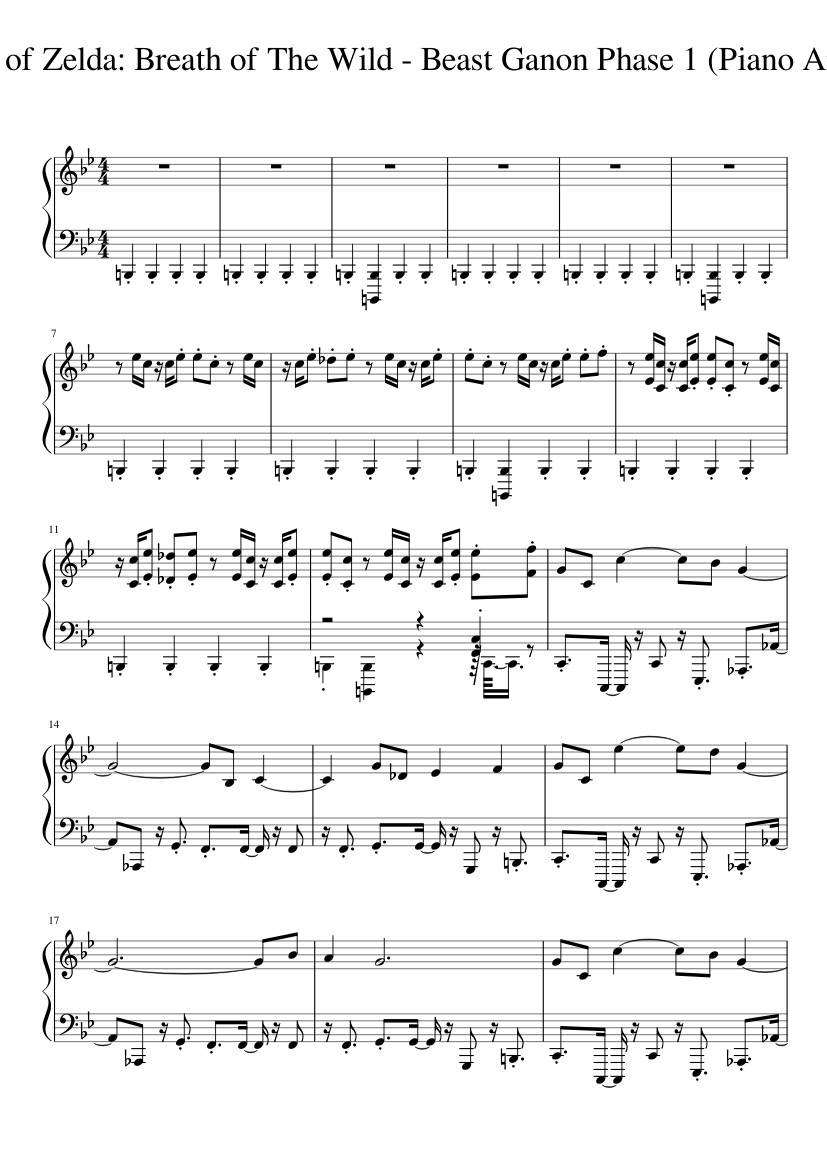 Botw Main Theme Violin Sheet Music - Theme Image