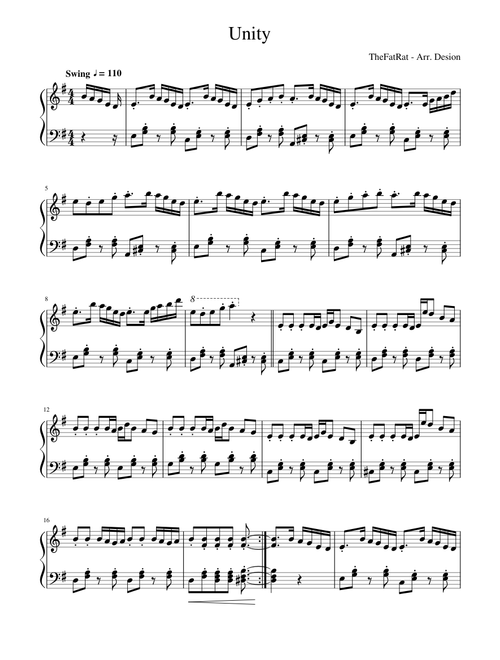 Thefatrat Sheet Music Free Download In Pdf Or Midi On Musescore Com