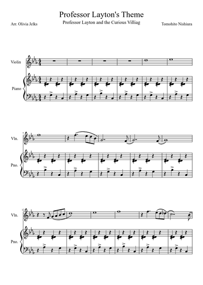Tomohito Nishiura Sheet music free download in PDF or MIDI on