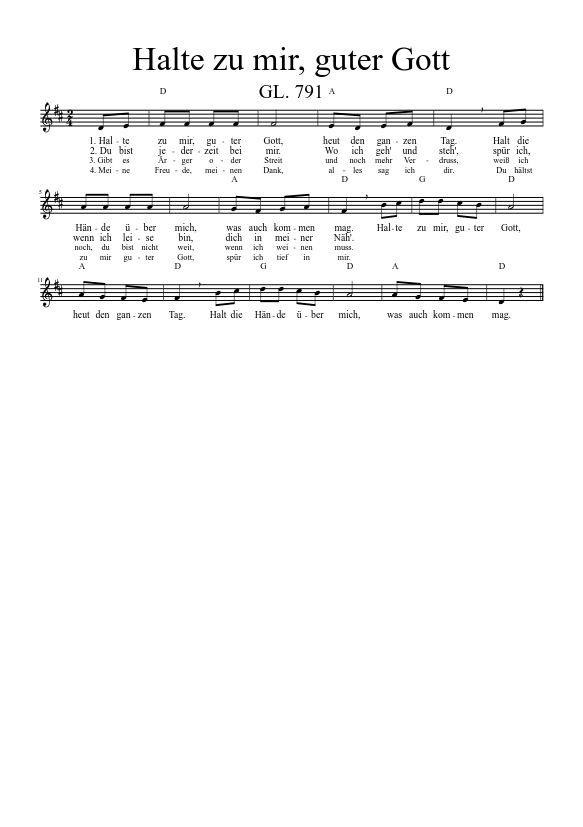 Halte Zu Mir Guter Gott Sheet Music For Voice Download Free In PDF Or MIDI Halte Zu Mir Guter Gott Sheet Music For Voice Download Free In PDF Or MIDI