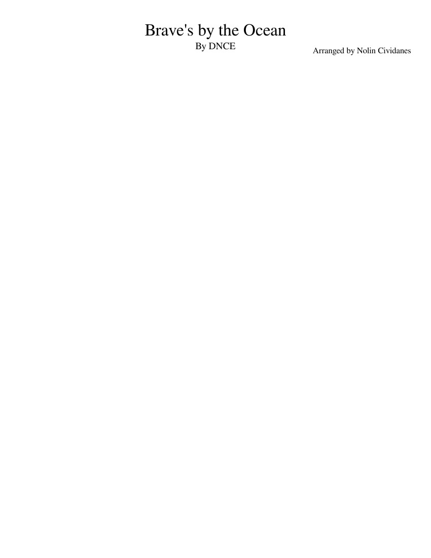 Cake by the Ocean sheet music for Flute, Alto Saxophone