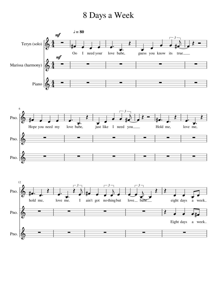 8-days-a-week-sheet-music-for-piano-mixed-trio-musescore