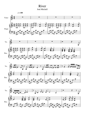 Joni Mitchell Sheet music free download in PDF or MIDI on ...