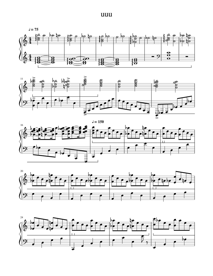 Fairy Fountain Sheet music for Piano | Download free in PDF or MIDI