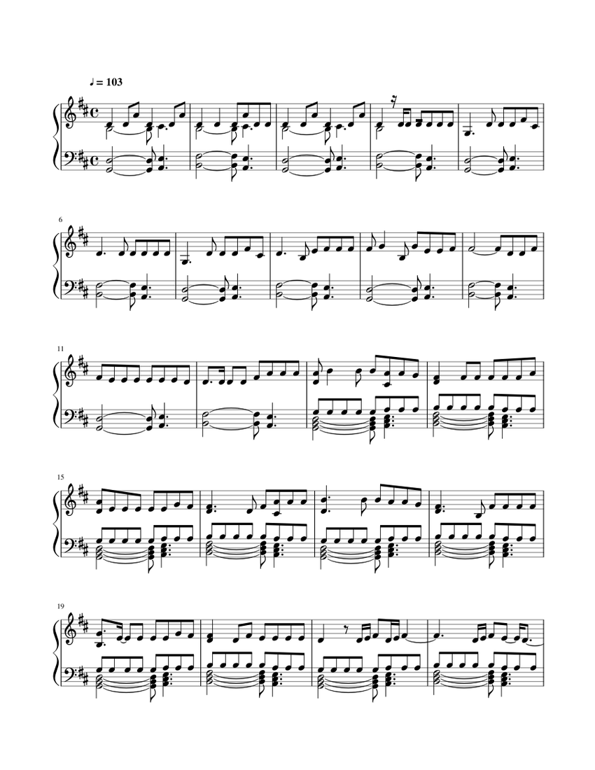 Something Just Like This sheet music for Piano download free in PDF or MIDI