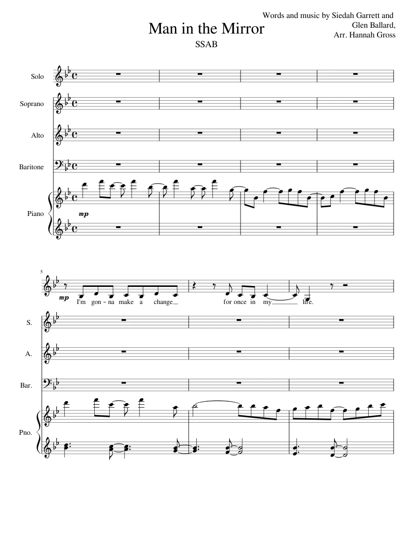 Man In The Mirror Chords Pdf Sheet And Chords Collection
