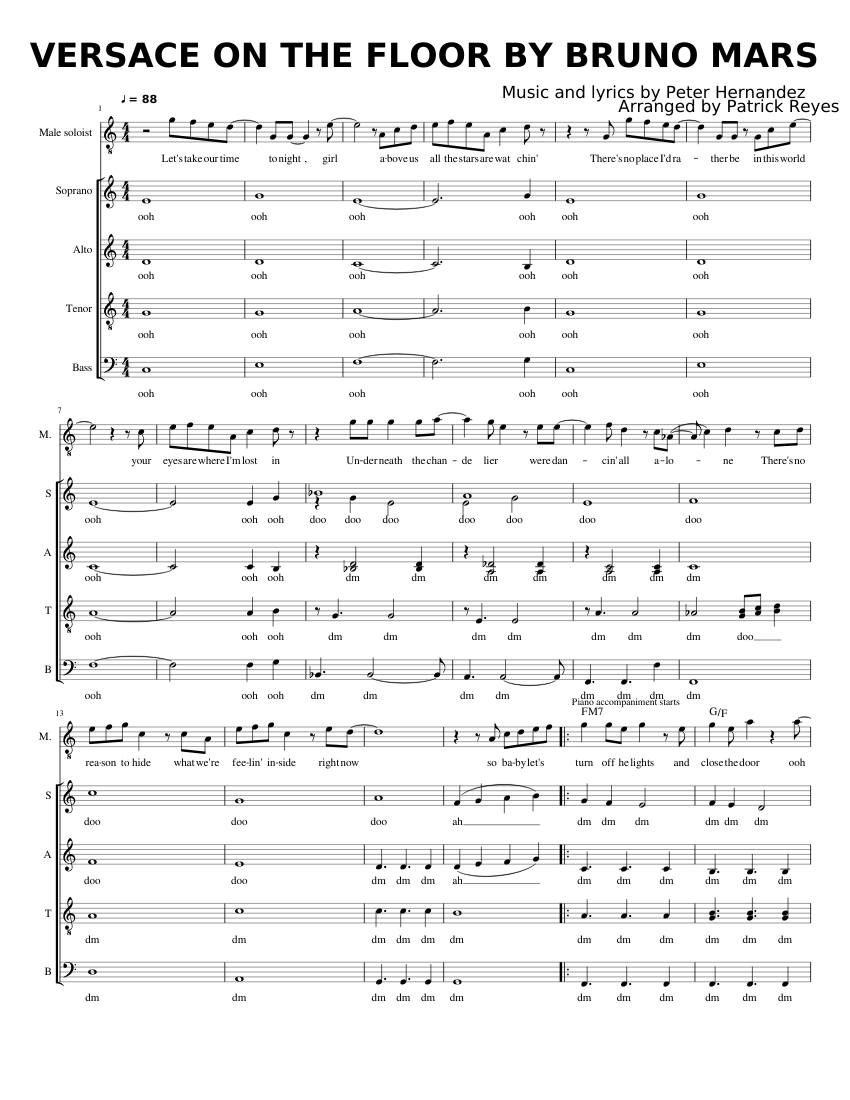 Versace On The Floor Chords Uke Bm a your eyes are where i'm lost in. versace on the floor chords uke