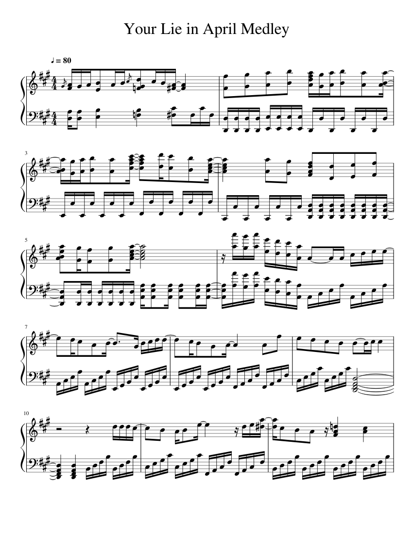 Your Lie In April Last Song