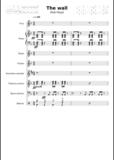 Pink Floyd sheet music free download in PDF or MIDI on MuseScore.com