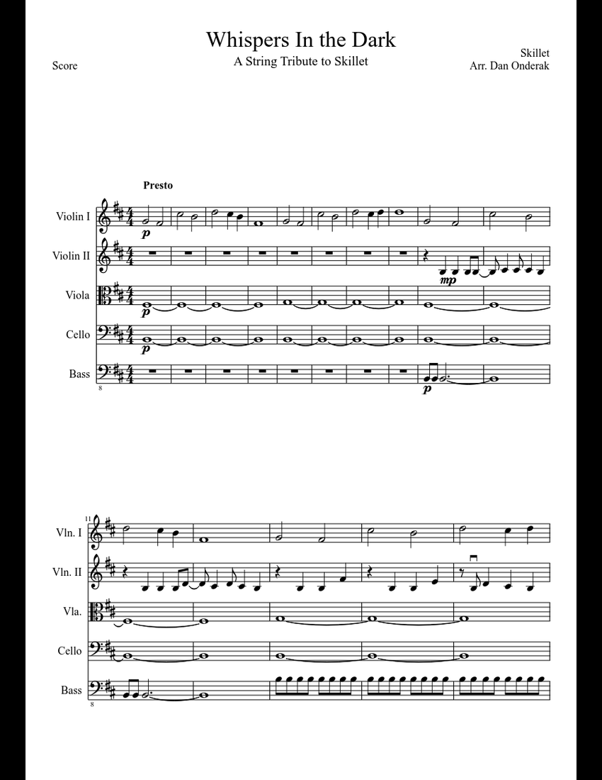 Whispers In The Dark Song