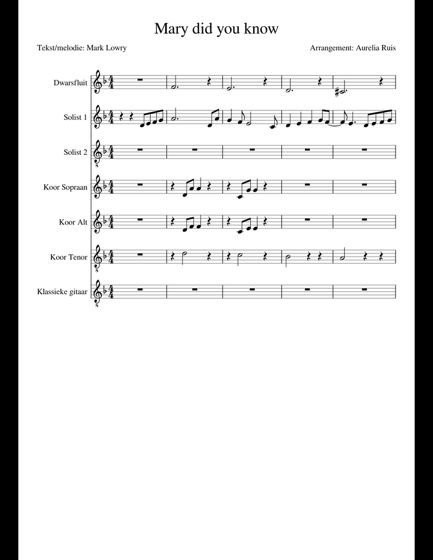 Mary Did You Know Sheet Music E Minor / Mary Did You Know Sheet music for Piano | Download free in ... - Piano sheet music piano sheets for popular songs.