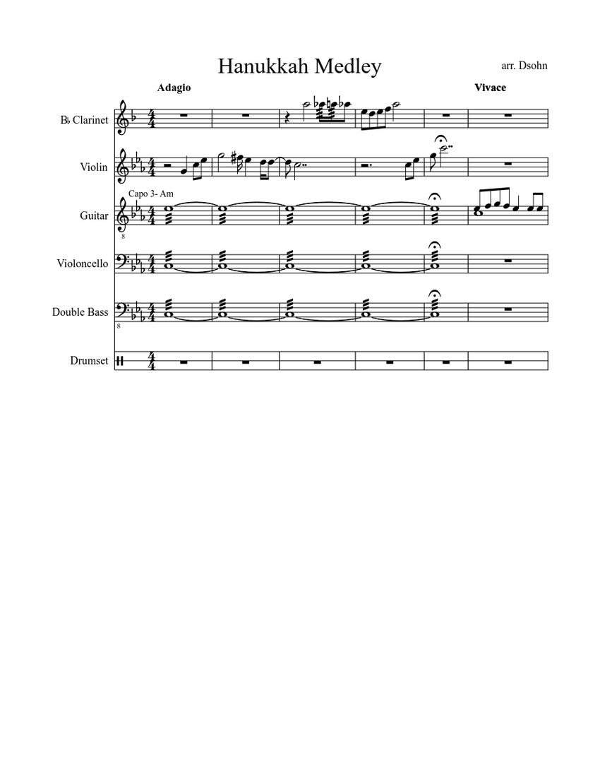 hanukkah-medley-sheet-music-download-free-in-pdf-or-midi-musescore